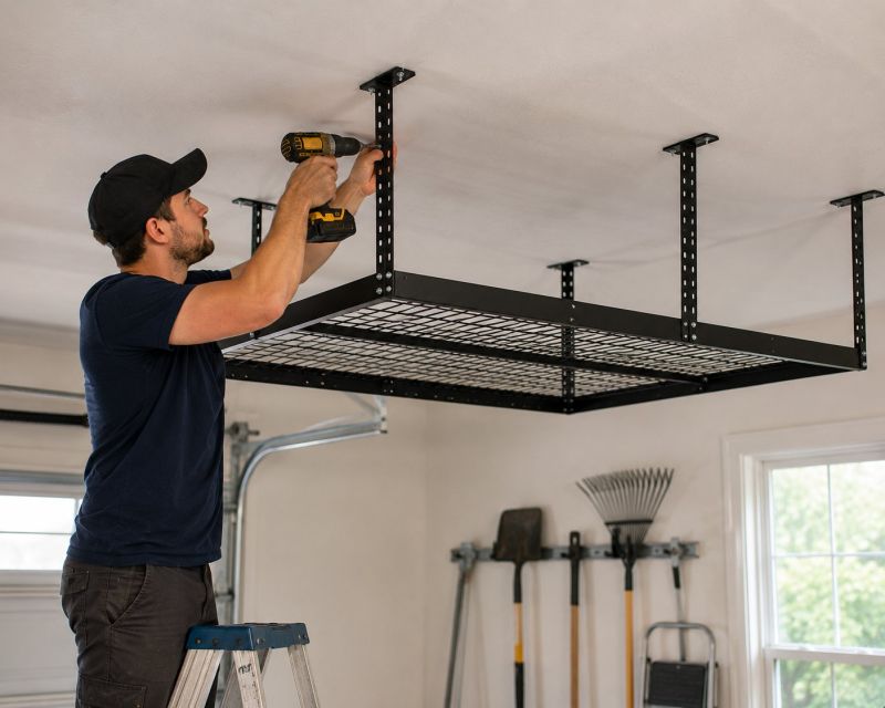 Ceiling Rack Installation in Rockville, MD