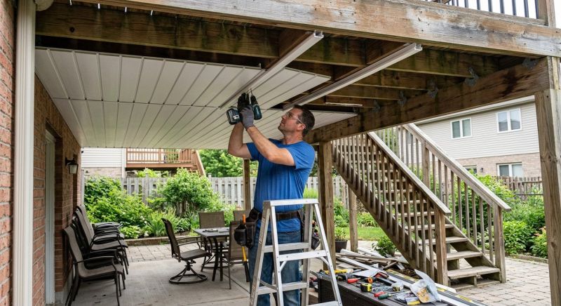 Under Deck Ceiling Repair in Overland Park, KS