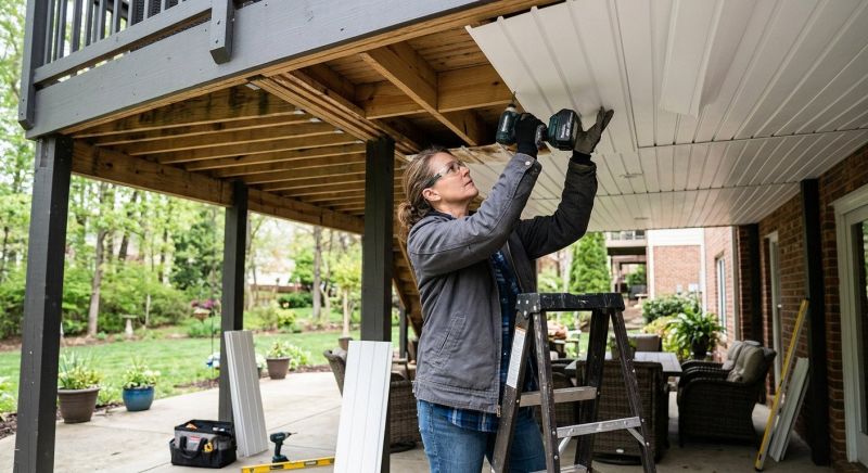 Under Deck Ceiling Repair in Olathe, KS