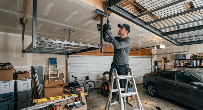 Ceiling Rack Installation in Fairfax County, VA