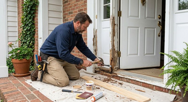 Exterior Door Trim Repair in Alpharetta, GA