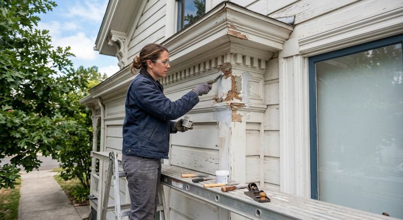 Exterior Molding Repair in Conroe, TX