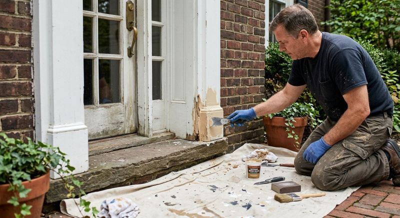 Exterior Window Molding Repair in Overland Park, KS