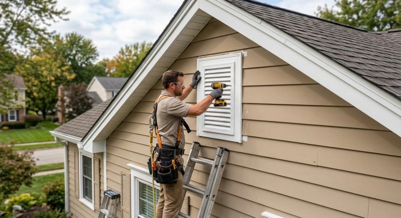 Gable Vent Installation in Olathe, KS
