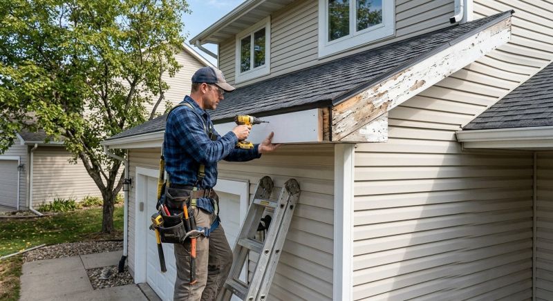 Garage Fascia Repair in Olathe, KS