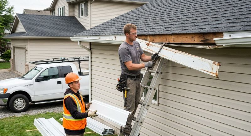 Garage Fascia Replacement in Wilmington, NC