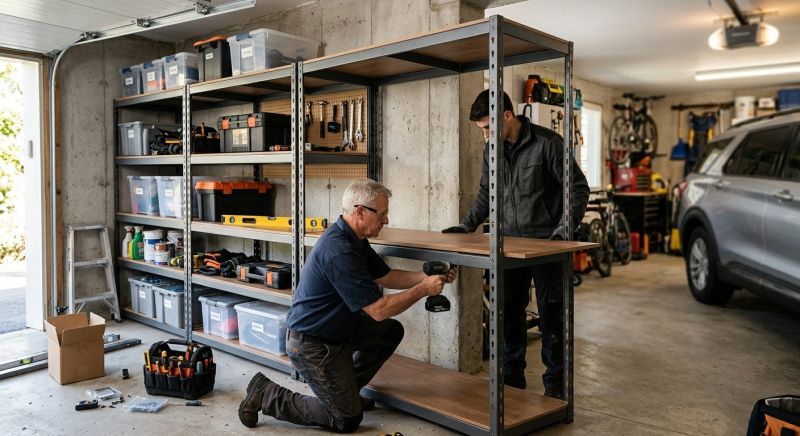Garage Shelves Installation in Fairfax County, VA