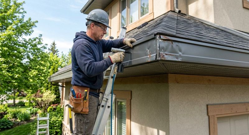 Metal Fascia Repair in Conroe, TX