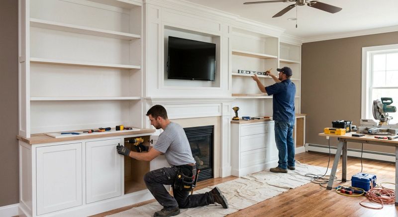 Mudroom Shelving Installation in Charlotte, NC