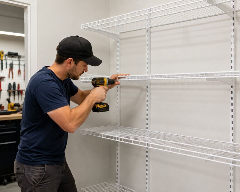 Overhead Shelving Installation in Charlotte, NC