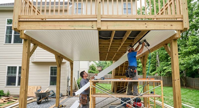 Porch Ceiling Replacement in Alpharetta, GA