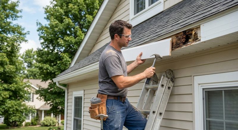 Rotted Fascia Repair in Overland Park, KS