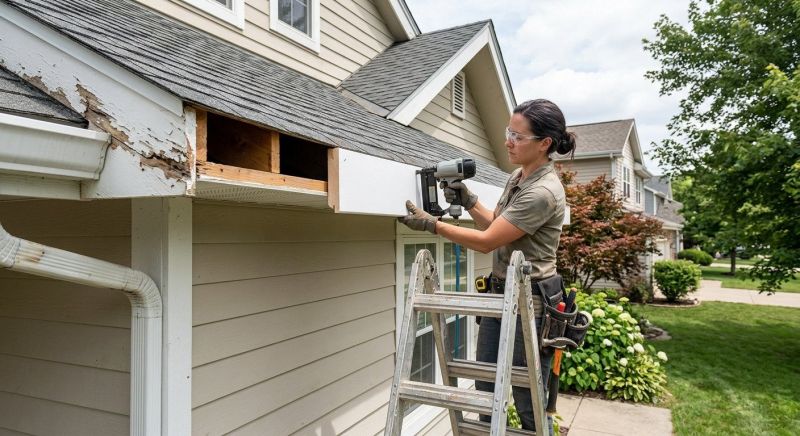 Rotted Fascia Repair in Alpharetta, GA