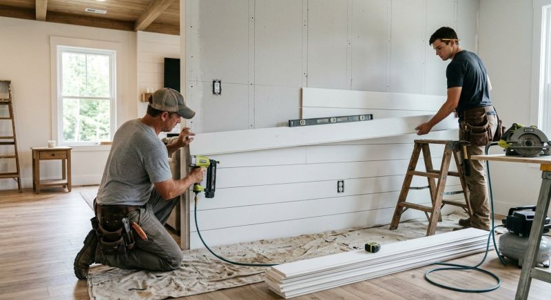 Shiplap Installation in Wilmington, NC