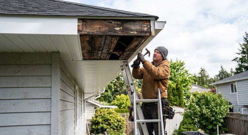 Soffit Damage Repair in Alpharetta, GA