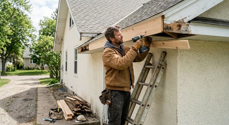 Wooden Eaves Repair in Alpharetta, GA