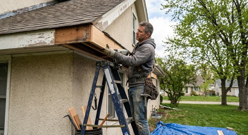 Wooden Eaves Repair in Kansas City, KS